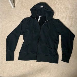 LULU LEMON black womens jacket size 12